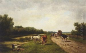 Vaart Bij Vogelenzang by Gesina Johanna Francina Vester