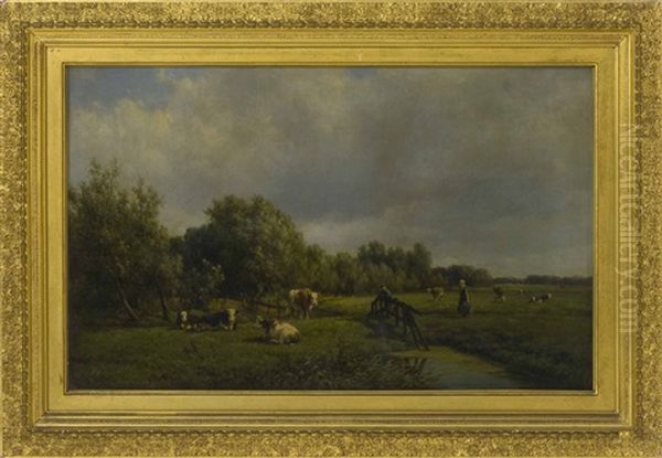 Cows In A Pasture - view 1