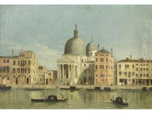 San Pietro Di Castello, Venice (+ And The Grand Canal With San Simeone Piccolo, Venice; Pair) by Gaetano Vetturali
