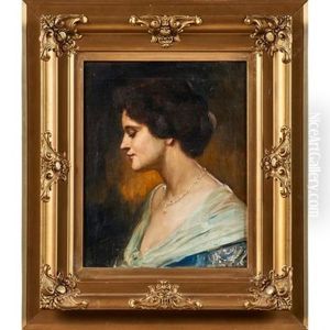 Untitled (portrait Of A Woman) by Frederick Vezin