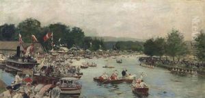 Henley Regatta by Frederick Vezin