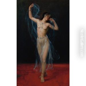 Schleier Tanzerin (veil Dancer) by Frederick Vezin