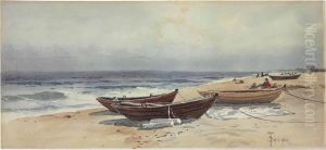 Dories Along A Shore by Alfred Thompson Bricher