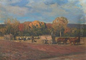 Potato Harvest by Frederick Vezin