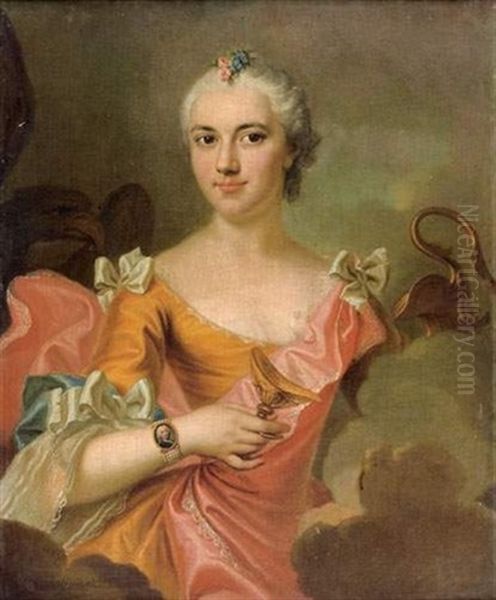 Portrait De Jeune Femme En Hebe - view 1