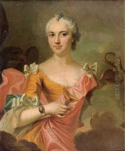 Portrait De Jeune Femme En Hebe Portrait De Jeune Femme En Hebe