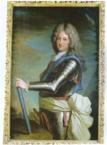 Portrait De Philippe D'orleans, Regent De France by Louis Rene Vialy