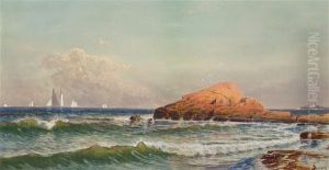 Little Bass Rock, Narragansett, Rhode Island by Alfred Thompson Bricher