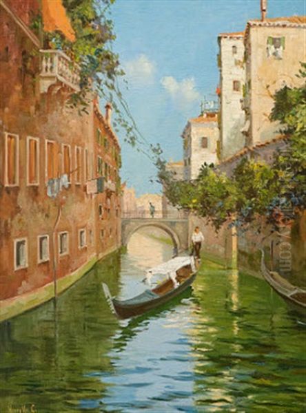 Venezianischer Gondoliere - view 1