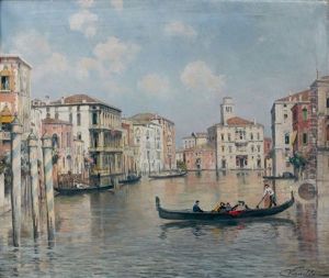 Vue D'un Canal A Venise Vue D'un Canal A Venise
