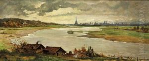 Paesaggio Torinese Con La Mole