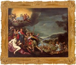Allegorie Auf Die Thronbesteigung Und Gluckliche Regierung Von Maximilian I. Von Bayern (1573 - 1651) by Antonio Maria Viani