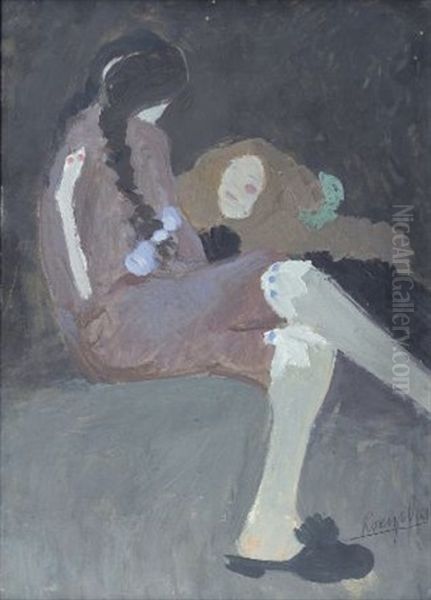 Bambina Seduta - view 1