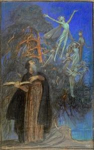 Prospero And Ariel by Eleanor Fortescue Brickdale