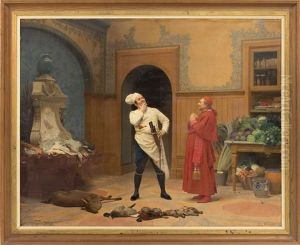 Pleading For A Meal by Jehan Georges Vibert