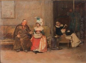 Les Ecclesiastiques by Jehan Georges Vibert
