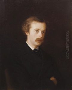 Portrait Of Arthur William Symons by Mathilde, Comtesse Victor Sallier de la Tour