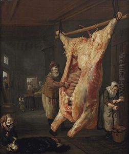 The Slaughtered Ox by Jan Victors