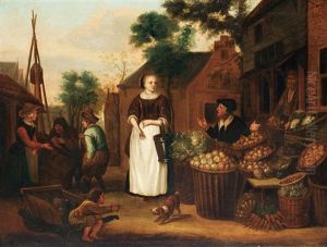 Market Scene by Jan Victors