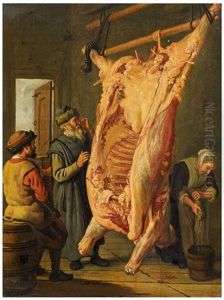 Meat Inspection (the Slaughtered Ox) by Jan Victors