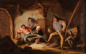 Scene D"estaminet by Anthonie Victoryns