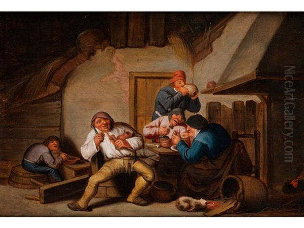 Raucher Und Trinker In Einer Herberge - view 1