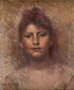 Portrait D'une Elegante by Eugene Vincent Vidal