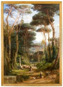 La Via Sacra Presso Santa Palomba by Frederick Lee Bridell