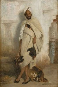 Marchand De Volaille A Constantine by Eugene Vincent Vidal