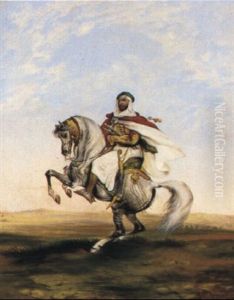 Cavalier Arabe by Eugene Vincent Vidal