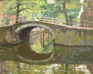 Stadsbrug In De Lente