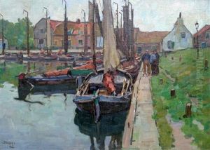 The Harbor Of Elburg The Harbor Of Elburg