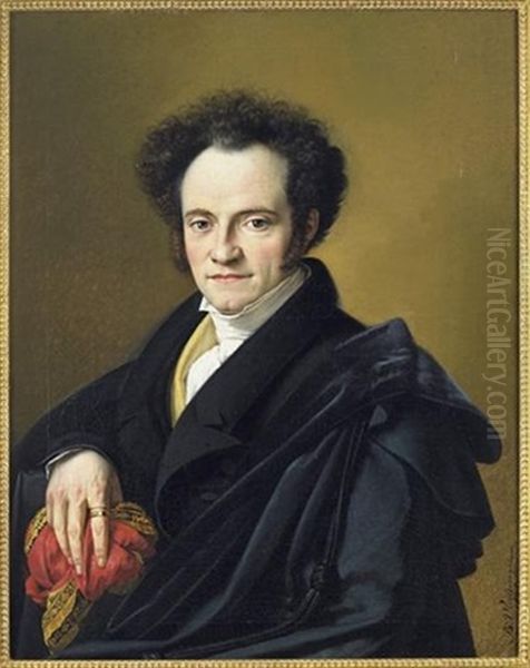 Portrait D Homme Au Gilet Jaune - view 1