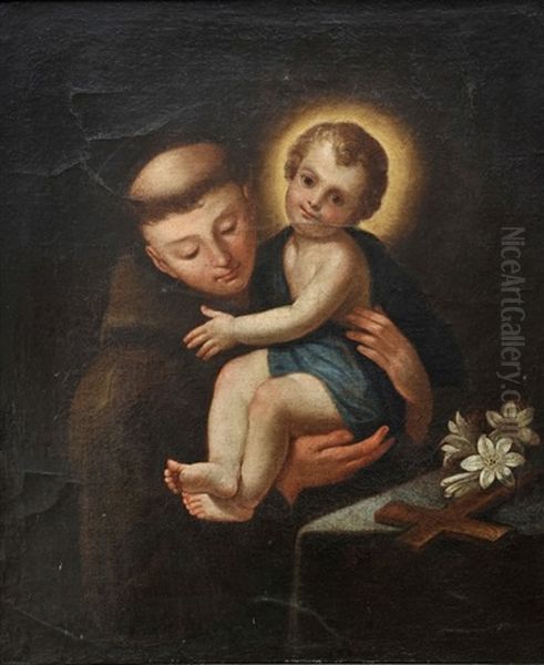 Santo Antonio Com Menino Jesus - view 1