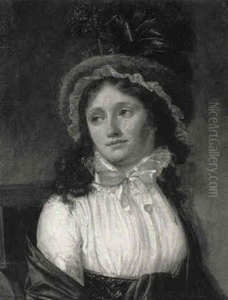 Portrait De Jeune Femme En Buste - view 1