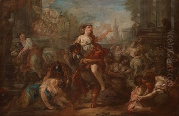 The Rape Of The Sabines - view 1