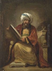 Portrait Of A Gentleman Dressed As A Turkish Mufti