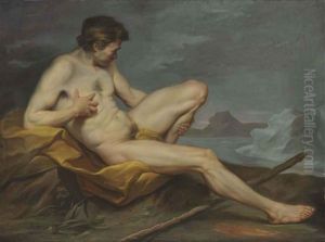 A Reclining Male Nude A Reclining Male Nude