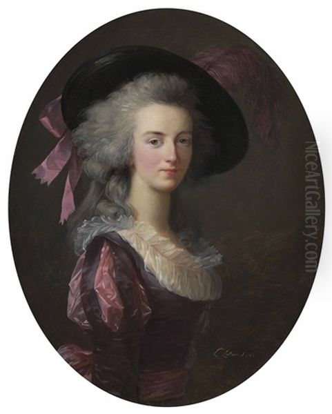 Portrait Of La Marechale-comtesse De Mailly, Nee Blanche Charlotte Marie Felicite De Narbonne Pelet (1761-1840), Half-length - view 1