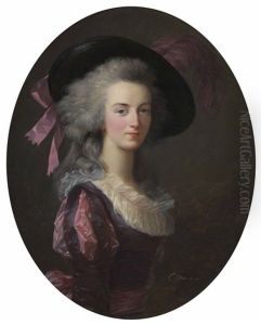 Portrait Of La Marechale-comtesse De Mailly, Nee Blanche Charlotte Marie Felicite De Narbonne Pelet (1761-1840), Half-length