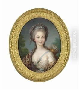 Portrait Of Anne Charlotte Of Lorraine, Mademoiselle De Brionne (1755- 1786), As Diana, Bust-length