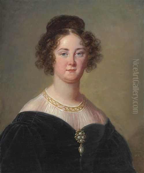 Portrait Of Madame Ditte, Half-length - view 1