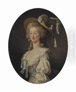 Portrait De Marie-therese-louise De Savoie Carignan (1749-1792), Princesse De Lamballe