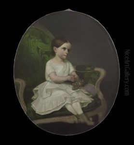 Portrait Of A Young Child Eating Grapes thumbnail