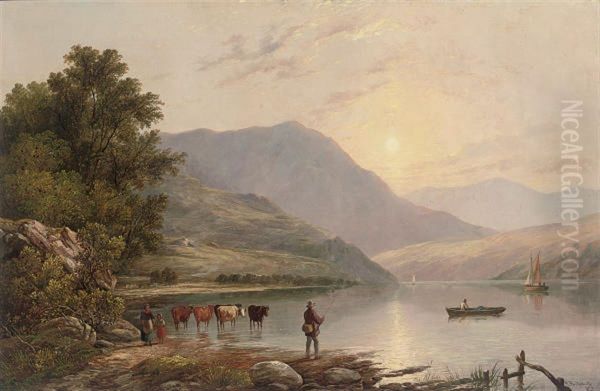 Sunset Over The Loch - view 1