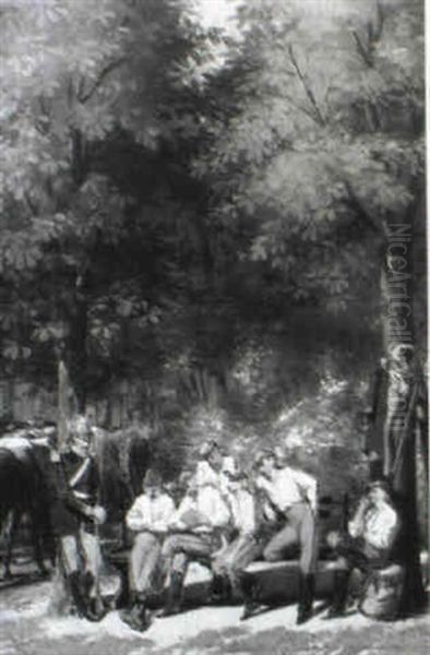 Resting Soldiers - view 1