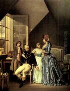 Visite De Josephine De Beauharnais A Son Mari Le General Vicomte De Beauharnais, Detenu A La Prison Visite De Josephine De Beauharnais A Son Mari Le General Vicomte De Beauharnais, Detenu A La Prison