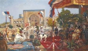 Presentation In Samarkand by Bertalan (Bartholomaus) Vigh
