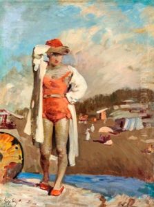 Tengerparton by Bertalan (Bartholomaus) Vigh