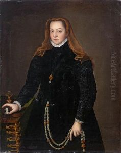 Portrait Of Vittoria Farnese (1521-1602), Three Quarter Length